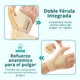 thumbnail image 3 of Muñequera con Férula Dual y Soporte Pulgar Anatómico | Cierre Envolvente en 3 Zonas | Transpirable, Ajustable, Reversible | Estabilidad para Dolor de Mano y Muñeca | Color Gris, 3 of 12