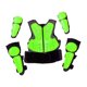thumbnail image 2 of Traje de protección para niños para motocicleta, equipo de protección para montar, protector transpirable, equipo para adolescentes para carreras de Verde, 2 of 8