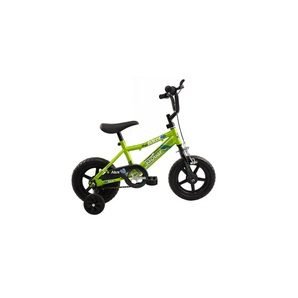 Bicicleta Infantil Para Niño Rodada 12 Ruedas Entrenadoras Verde BLACK PANTHER ALUX$URBANA