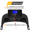 thumbnail image 2 of Caminadora Eléctrica TIO Pro Max 2.5 HP Bluetooth Inclinación 12 km/h Pantalla LCD 12 Programas, 2 of 10