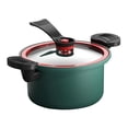 thumbnail image 4 of Olla de cocción lenta para sopa, utensilios de cocina universales para todas las estufas, olla a presión verde, 4 of 9