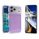 thumbnail image 1 of Funda + Mica Icon Case Space Colors para Iphone 18 Pro Max, Carcasa, Protector, Uso Rudo, Protector de Pantalla, Antigolpes, Esquinas Reforzadas, Protección de Cámara - Violeta, 1 of 8