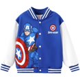 thumbnail image 1 of Chaqueta Disney Captain America Varsity para niños de 2 a 6 años, 1 of 7