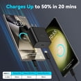 thumbnail image 4 of Cargador Samsung Super Fast tipo C de 45 W con cable Galaxy de 12 pies, 4 of 7