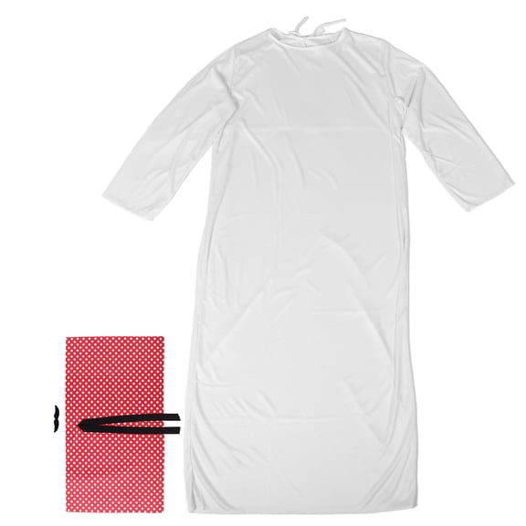 FELTECHELECTR Ropa musulmana para hombre, caftán de Oriente Medio, vestido abaya islámico de Arabia Saudita, túnicas de Dubái con pañuelo árabe para la cabeza, accesorios para disfraz de Halloween