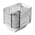 thumbnail image 1 of 50pcs Moulds Disposable Aluminum Baking Pan Kitchen Tools Consummate For Baking Cakes Brownies Bread Meatloaf Lasagna Or Lunch Box, Disposable Aluminum Baking Moulds, Non-Stick, Easy Clean,, 1 of 6