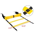 thumbnail image 4 of Escalera de , escaleras de ejercicio de enenamiento de para fútbol, fútbol, boxeo, pies, ejercicio, enenamiento de de ve 6M 12Conjunto DYNWAVEMX Escalera de agilidad, 4 of 8