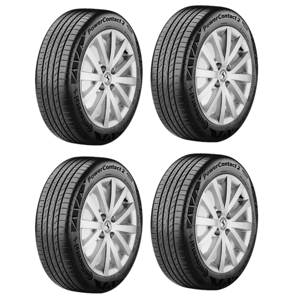 PAQUETE DE 4 LLANTAS - 195 65 R15 CONTINENTAL POWERCONTACT2 91H