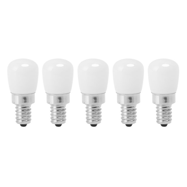 Bombilla Para Refrigerador, Bombilla Para Lámpara De Refrigerador, 120 V, Bajo Consumo De Energía, Versátil, Antideslumbrante, Ahorro De Energía, 5 Piezas, Salida De Calor Cero
