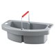 thumbnail image 2 of Rubermaid cubeta para  limpieza  gris, 2 of 2