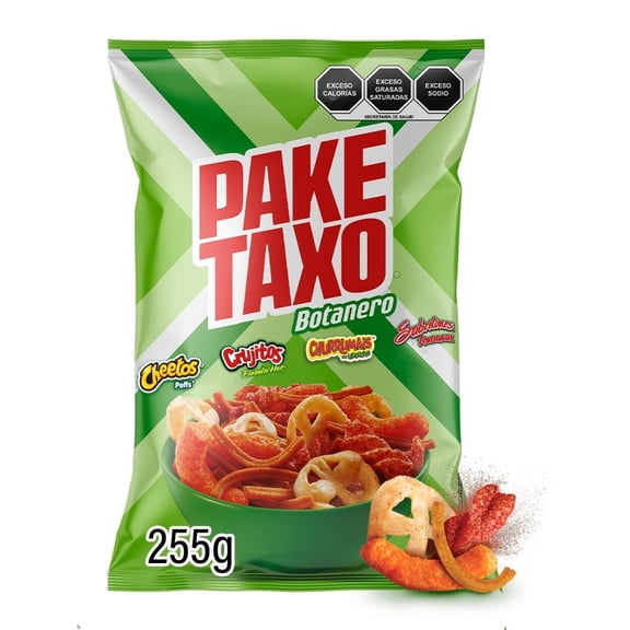 Botana Paketaxo Botanero queso chile y limón 255 g