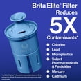 thumbnail image 3 of Jarra de agua Brita Everyday Elite con capacidad para 10 tazas, color blanco, 3 of 9