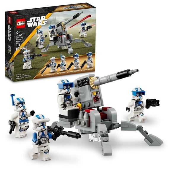 Set LEGO Star Wars Tm Pack de CombateClon Troopers de la 501 75345