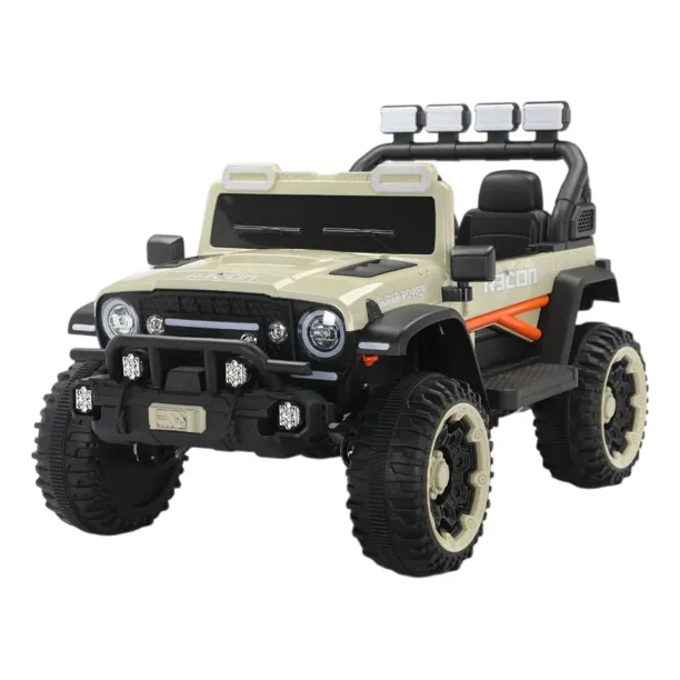 The Baby Shop Carro Montable Eléctrico Verde C/ Karaoke Camioneta 4x4 Niño