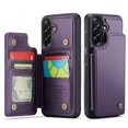 thumbnail image 1 of Funda para Samsung Galaxy A56 5G con tarjetero, tipo cartera para hombre y mujer con bloqueo RFID, de cuero resistente, con soporte y cierre magnético, a prueba de golpes para Samsung Galaxy A56, 1 of 10