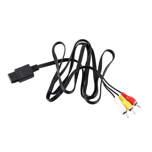 Cable N64 TV Cable De Vídeo A/V Compuesto Para