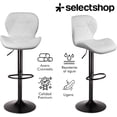 thumbnail image 3 of Set De 4 Bancos De Cocina Barra Silla Taburete Respaldo Alto, 3 of 8