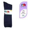 thumbnail image 1 of Calceta Fruit Of The Loom para Niña, sin Felpa Marino Talla CH, 3 Pares, 1 of 4