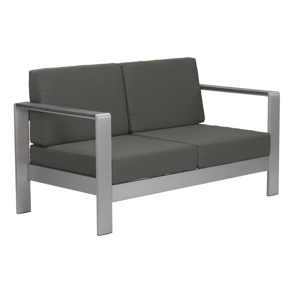 Sofa de Exterior Kessa Muebles Cosmopolitan Plateado