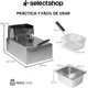 thumbnail image 4 of Freidora Aceite Eléctrica 6 Lt Industrial 2500w Acero Inoxidable, 4 of 4