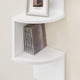 thumbnail image 5 of VASAGLE Estantería Esquinero, Librería Estantería, Estante de Pared Flotante de 5 Niveles con Diseño en Zigzag, Estantería para Libros, Blanco, 5 of 5