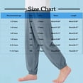 thumbnail image 3 of Odeerbi 2-12 Años Niños Niñas Hielo Silk Sweatpants Entrenamiento de Verano Atlético Deportes Jogger Pantalones Ropa Exterior de Color Sólido Joggers Casuales, 3 of 5