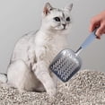thumbnail image 1 of Apmemiss Clearance Cat Litter Scoop, Sturdy Litter Cleaner Corner Shovel, Stainless Steel Mesh Litter Shovel, Easy to Clean Reptile Terrarium Sand Waste, Beach Shovel, 1 of 5