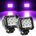 thumbnail image 1 of Pods de luz LED Nilight, haz puntual morado de 4 pulgadas, 18 W, 12 V/24 V, 1 of 8