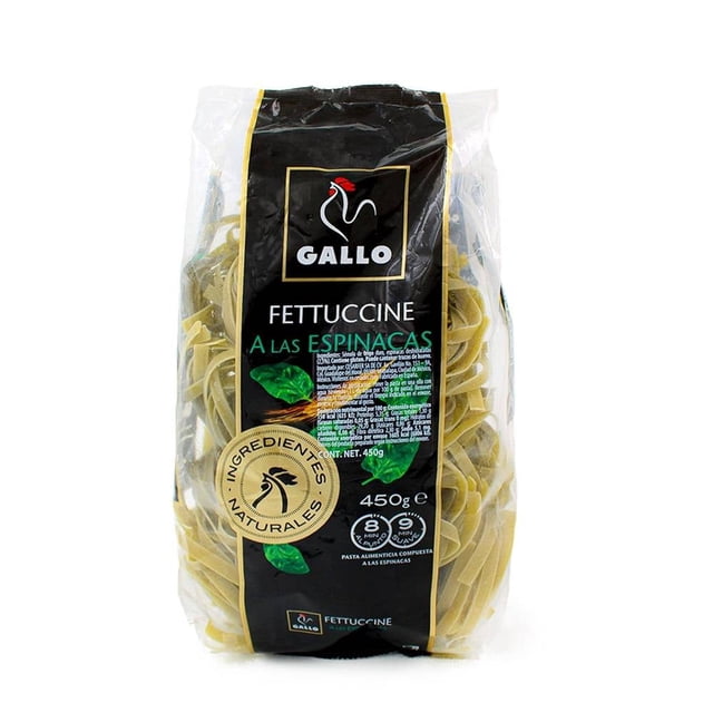 Pasta Gallo fettuccine a las espinacas 450 g