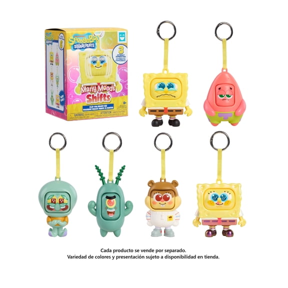 Figura Interactiva Happy Haul Bob Esponja Cambia Expresiones Varios Modelos 1 Pieza