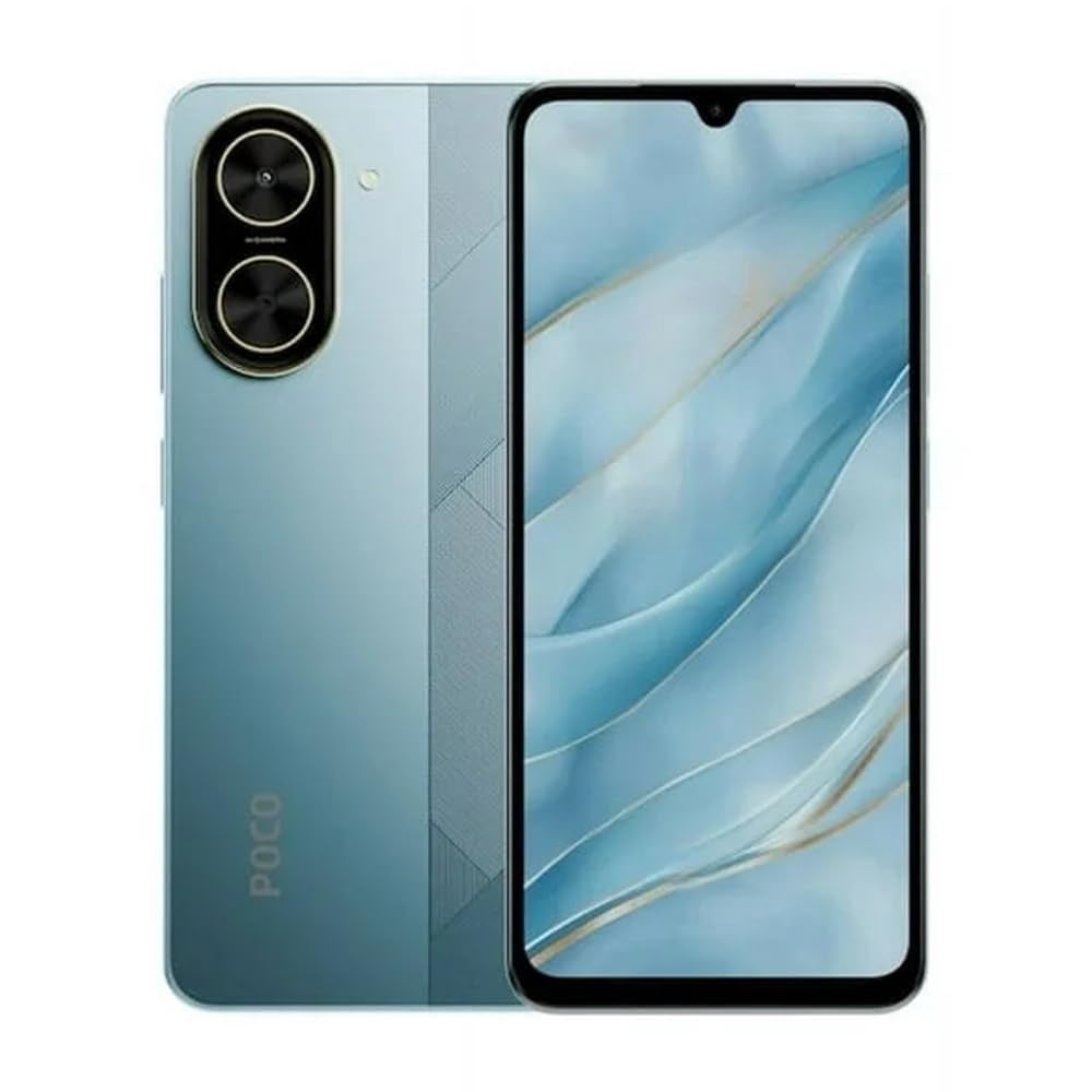 Xiaomi POCO C71 3+64GB/4+128GB Teléfono Móvil Desbloqueado Pantalla HD+ 6.88" Cámara Dual 32MP+8MP Negro/Azul/Oro (Azul, 4+128GB)