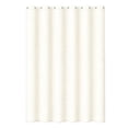 thumbnail image 3 of MTBLYS Cortina de ducha impermeable de poliéster resistente con diseño de gofre | 90x180cm Cortina de baño de color liso para mayor calidez | Beige Blanco Gris, 3 of 7