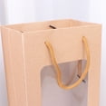 thumbnail image 3 of RENACLIPY 12Ud Bolsa Marrón Para Botella De Vino Ideal Para Regalos Y Eventos, 3 of 8