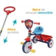 thumbnail image 4 of Triciclo Apache Paw Patrol con Cajuela y Barra de Empuje, 4 of 4