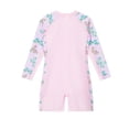 thumbnail image 4 of Odeerbi 2-12 Años Traje de Baño de Una Pieza Para Niñas Traje de Baño Con Cremallera Traje de Baño Hawaiano de Manga Corta Traje de Baño Con Cremallera, 4 of 5