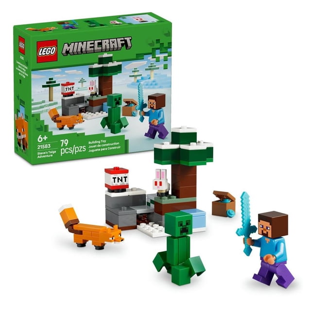Set LEGO Minecraft La Aventura de Steve en la Taiga 21583