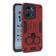 thumbnail image 2 of Funda + Mica Icon Case Antidrop para Poco C85, Carcasa, Protector, Uso Rudo, Protector de Pantalla, Antigolpes, Esquinas Reforzadas, Protección de Cámara - Rojo, 2 of 3