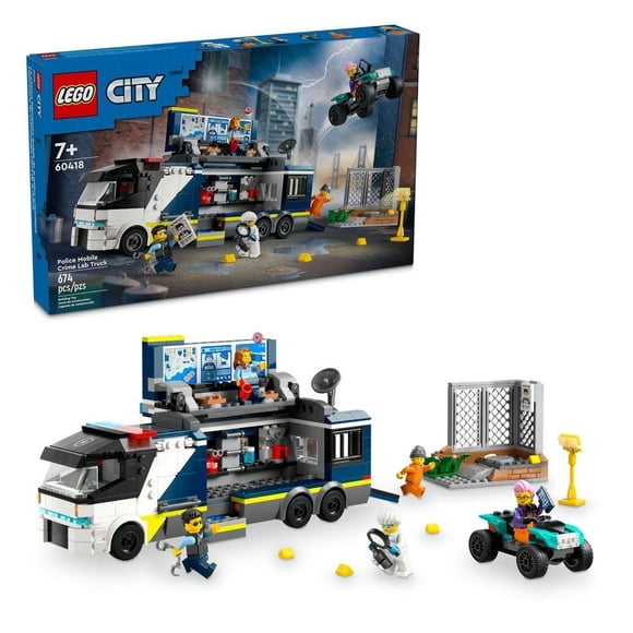 Set LEGO City Laboratorio de Criminología Móvil de la Policía 60418