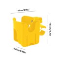 thumbnail image 3 of Portavasos universal con soporte para teléfono | Soporte 2 en 1 para botella y teléfono móvil, ideal para cochecito, silla de ruedas, scooter, cinta de correr y más | Abrazadera ajustable de 360, 3 of 3