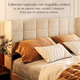 thumbnail image 4 of Zocalo Cama Queen con Almacenamiento Elevable, Cabecera Tapizada y Base Hidráulica, Beige, 4 of 9