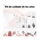 thumbnail image 4 of 19 pzs Set Manicura Y Pedicura Et Manicura Aceros Inoxidables Malubero Plata, 4 of 5