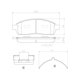 thumbnail image 2 of BALATAS CERAMICAS LOBO 2008 FORD 4.6L V8 Delanteras, 2 of 5