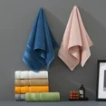 thumbnail image 2 of Zhuge Juego de toallas de 3 piezas para adultos, toallas de baño de lujo, juegos grandes para baño, toallas de ducha de microfibra súper suaves, color verde, 2 of 4
