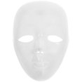 thumbnail image 1 of Máscara en blanco, máscara blanca para mascarada, disfraz de cara completa, máscara sin pintar, accesorios para cosplay, accesorio para cosplay, 1 of 7