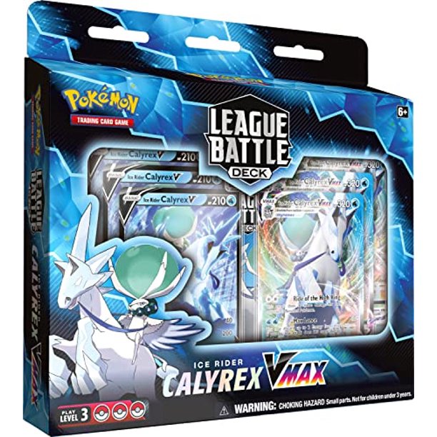 Ice Rider Calyrez Cartas de Pokémon Pokémon Ice Rider Calyrex VMAX League Battle Deck ...