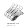 thumbnail image 2 of COOPHYA 12Ud Pinzas De Acero Inoxidable Multiusos Para Ropa Y Mantas En El Hogar, 2 of 8