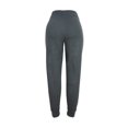 thumbnail image 3 of Jogger Fruit Of The Loom Para mujer, de felpa, gris jaspe obscuro, talla G, 3 of 4
