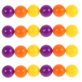 thumbnail image 1 of Juego de 24 bolas de juego para canicas geniales, canicas gigantes, juego de ajedrez de canicas, colores surtidos, 1 of 8