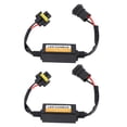 thumbnail image 2 of Resistencia 2 Uds Decodificador De Faros LED Arnés Antiparpadeo Resistencia De Error Condensador Cancelador Decodificador Canbus Para Vehículo Con Conector H8 H9 H11 Faro, 2 of 7