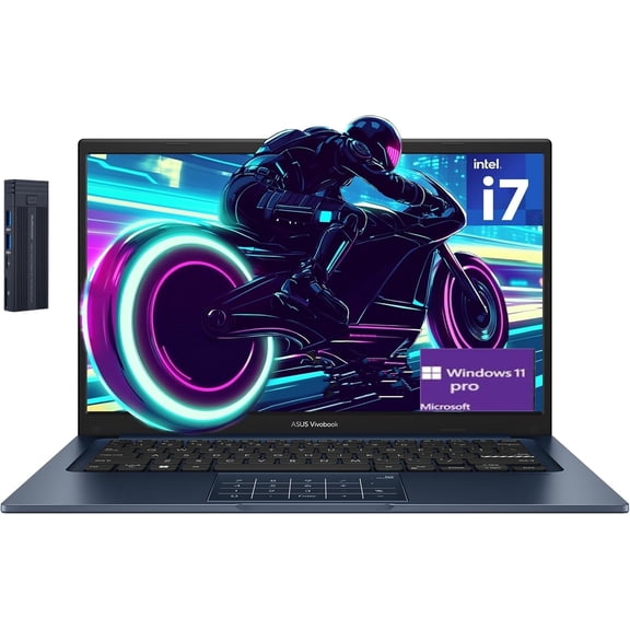 Notebook ASUS Vivobook 14 Intel Core i7 24GB RAM 1TB SSD 14 Pulgadas Windows 11 Pro